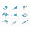 Ресурсный набор Bracket Robot Pack-Blue - «globural.ru» - Санкт-Петербург