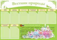 Стенд "Вестник природы" (вариант 4) - «globural.ru» - Санкт-Петербург