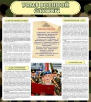 Стенд "Устав военной службы" - «globural.ru» - Санкт-Петербург
