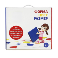 Подвижная развивающая игра "Форма, цвет, размер" - «globural.ru» - Санкт-Петербург