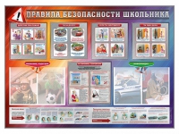 Стенд-уголок "Правила безопасности школьника" - «globural.ru» - Санкт-Петербург