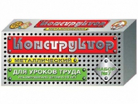 Конструктор металлический №7 (для уроков труда) 148 элементов - «globural.ru» - Санкт-Петербург