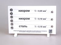 Прибор для демонстрации зависимости сопротивления проводника от его длины, сечения и материала - «globural.ru» - Санкт-Петербург