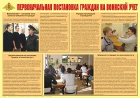 Плакат "Первоначальная постановка граждан на воинский учет" - «globural.ru» - Санкт-Петербург