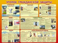 Стенд "Уголок гражданской защиты" - «globural.ru» - Санкт-Петербург