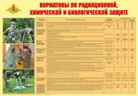 Плакат "Нормативы по радиационной, химической и биологической защите" - «globural.ru» - Санкт-Петербург