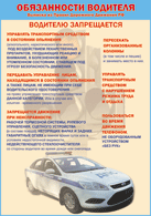 Плакат "Водителю запрещается " 1000*1400 винил - «globural.ru» - Санкт-Петербург