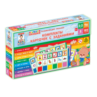 Развивающий тренажёр "Разноцветные окошки" 3-5 лет. Дополнительный набор карточек к базовому комплекту - «globural.ru» - Санкт-Петербург