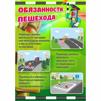 Стенд "Обязанности пешехода" - «globural.ru» - Санкт-Петербург