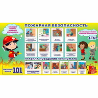 Стенд "Пожарная безопасность" 1.5х0.8 - «globural.ru» - Санкт-Петербург