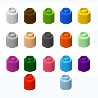  Элемент конструктора одиночный одноцветный Color Blocks 100 штук - «globural.ru» - Санкт-Петербург