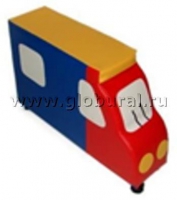 Напольная мягкая игрушка "Грузовик" каталка - «globural.ru» - Санкт-Петербург