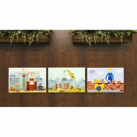 Комплект настенных панелей «Стройка» - «globural.ru» - Санкт-Петербург
