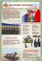 Стенд "На службе Отечеству" (вариант 1) - «globural.ru» - Санкт-Петербург