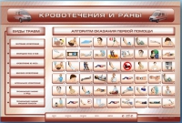 Трехсекционный базовый комплект "Травмы. Кровотечения. Ожоги" для учащихся общеобразовательных учреждений - «globural.ru» - Санкт-Петербург