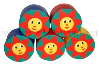 Пуфик «Солнышко» d=50*25см (ВИК) - «globural.ru» - Санкт-Петербург