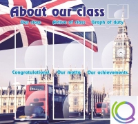 Стенд "About our class" - «globural.ru» - Санкт-Петербург