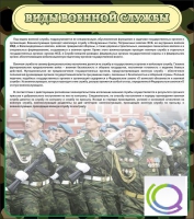 Стенд "Виды военной службы" - «globural.ru» - Санкт-Петербург