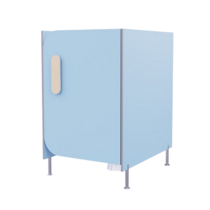 Гигиеническая кабинка из коллекции «НЕГА» (цвет голубой) - «globural.ru» - Санкт-Петербург