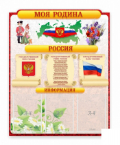 Стенд "Наша родина Россия" - «globural.ru» - Санкт-Петербург