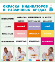 Стенд "Окраска индикаторов в различных средах" - «globural.ru» - Санкт-Петербург