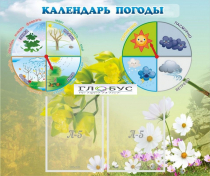Стенд "Календарь погоды" - «globural.ru» - Санкт-Петербург