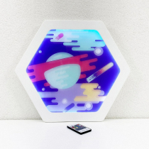 Декоративная тактильная панель с подсветкой - «Сатурн» - «globural.ru» - Санкт-Петербург