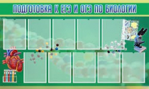 Стенд "Подготовка к ЕГЭ и ОГЭ по биологии" (вариант 2) - «globural.ru» - Санкт-Петербург