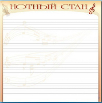 Доска магнитно-маркерная "Нотный стан" - «globural.ru» - Санкт-Петербург