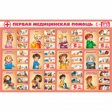 Стенд "Первая помощь" - «globural.ru» - Санкт-Петербург