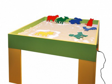 Электрифицированный световой стол "Песочница" с комплектом шаблонов для рисования - «globural.ru» - Санкт-Петербург